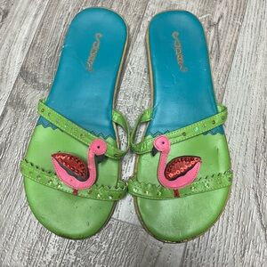 Green Flamingo Women's Sandals